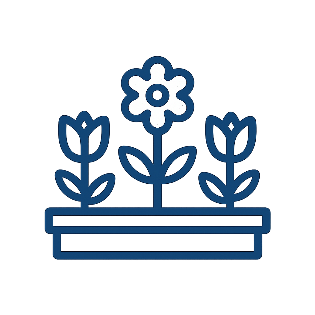 Jardines con estancias